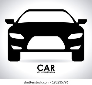 Transport design over gray background, vector illustration