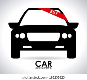 Transport design over gray background, vector illustration