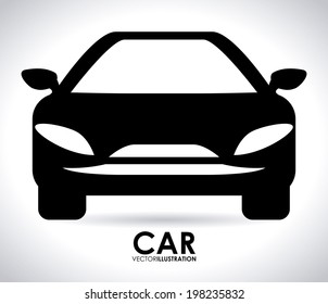 Transport design over gray background, vector illustration