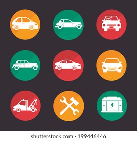 Transport design over gray background, vector illustration