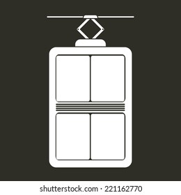 Transport design over gray background, vector illustration