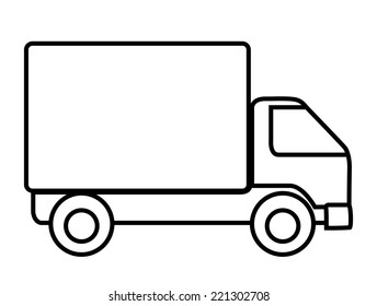 Transport design over gray background, vector illustration
