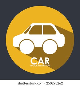Transport  design over gray background, vector illustration.