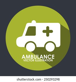Transport design over gray background, vector illustration.