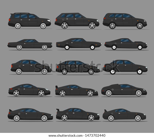 Transport design over grey background, vector\
illustration. Collection car icon\
set