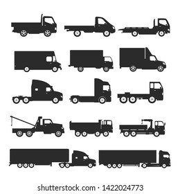 Transport design over white background, vector illustration. Collection car icon set