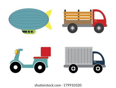 transport  design over white background vector illustration