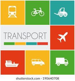 Transport design over white background ,vector illustration