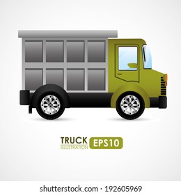 Transport design over white background, vector illustration