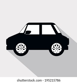 Transport design over white background, vector illustration