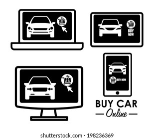 Transport design over white background, vector illustration