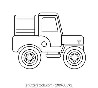 Transport design over white background, vector illustration