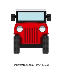 Transport design over white background, vector illustration
