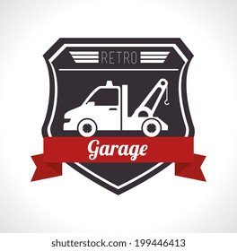 Transport design over white background, vector illustration