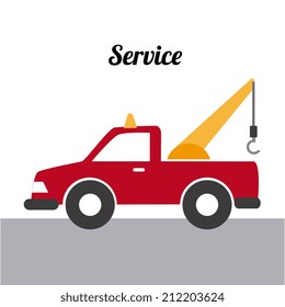 Transport design over white background, vector illustration
