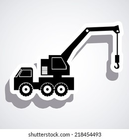 Transport design over white background, vector illustration