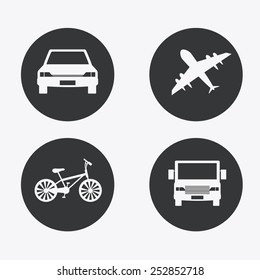 Transport design over white background, vector illustration.