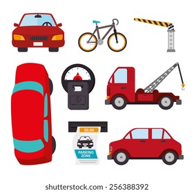 Transport design, vector illustration.
