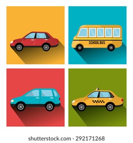 Transport digital design, vector illustration eps 10.