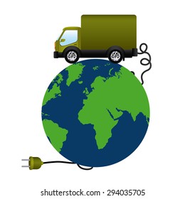 Transport  digital design, vector illustration eps 10