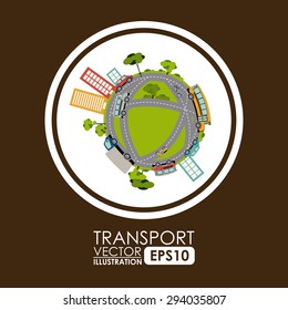 Transport  digital design, vector illustration eps 10