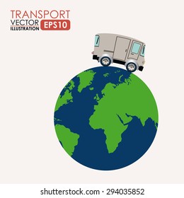 Transport  digital design, vector illustration eps 10