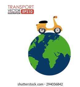 Transport  digital design, vector illustration eps 10