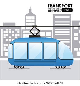 Transport  digital design, vector illustration eps 10