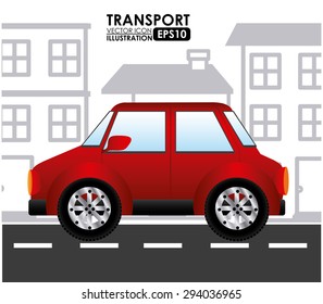 Transport  digital design, vector illustration eps 10