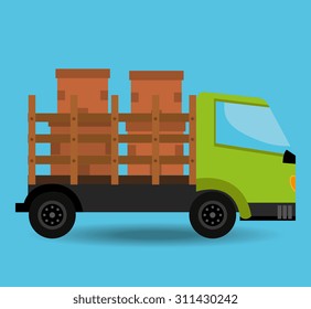 Transport digital design, vector illustration eps 10.