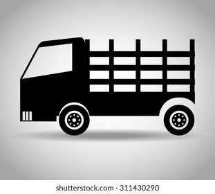 Transport digital design, vector illustration eps 10.