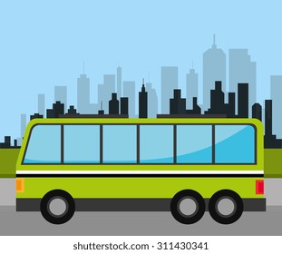 Transport digital design, vector illustration eps 10.