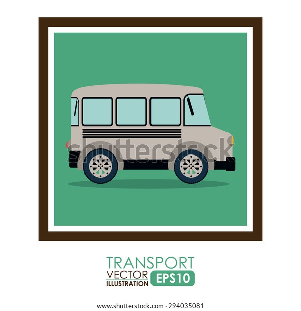 Transport \
digital design, vector illustration eps\
10