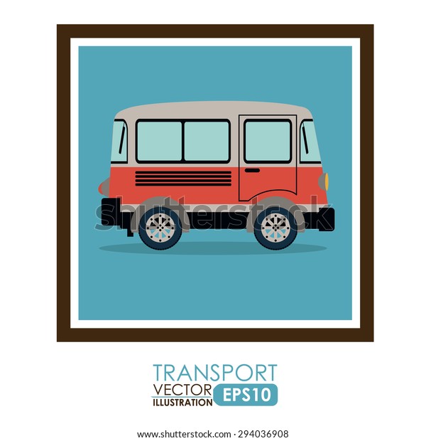 Transport \
digital design, vector illustration eps\
10