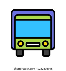 transport editable stroke icons of train  in flat design.