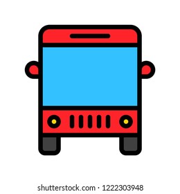 transport editable stroke icons of train  in flat design.