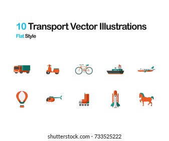 Transport Flat Vector Illustration