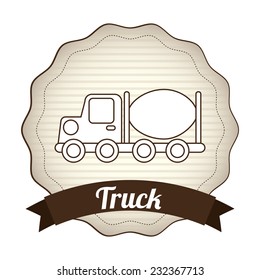 transport graphic design , vector illustration