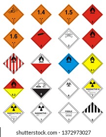 Transport, Hazard pictograms, Globally Harmonized System of Classification and Labelling of Chemicals (GHS) symbols