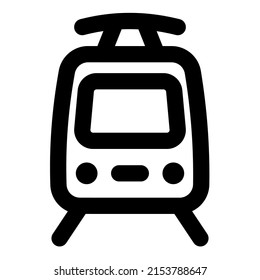 Transport icon with black color