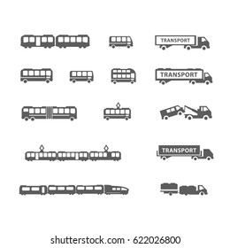 Transport icon collection