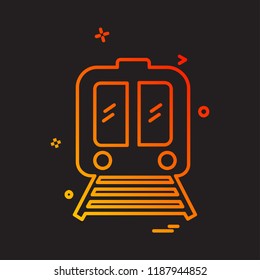 Transport icon design vector