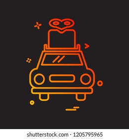 Transport icon design vector