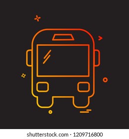 Transport icon design vector