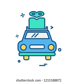 Transport icon design vector