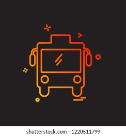 Transport icon design vector