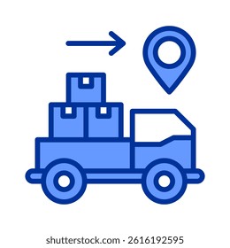 Transport Icon Element For Design