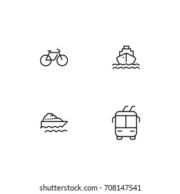 Transport Icon line