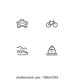 Transport Icon line