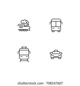 Transport Icon line